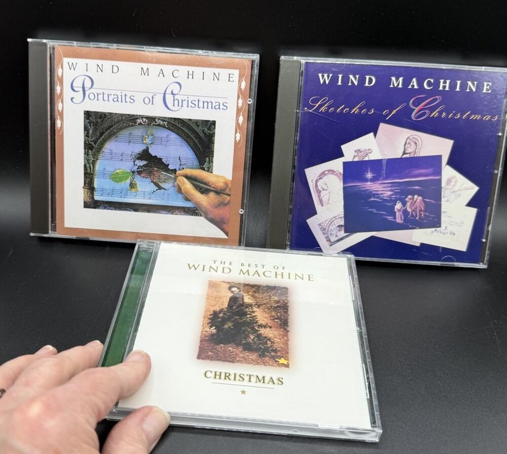 Wind Machine Christmas Music CD Lot Of 3 Sketches of Christmas & More!